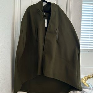 NWT Hooded cape jacket